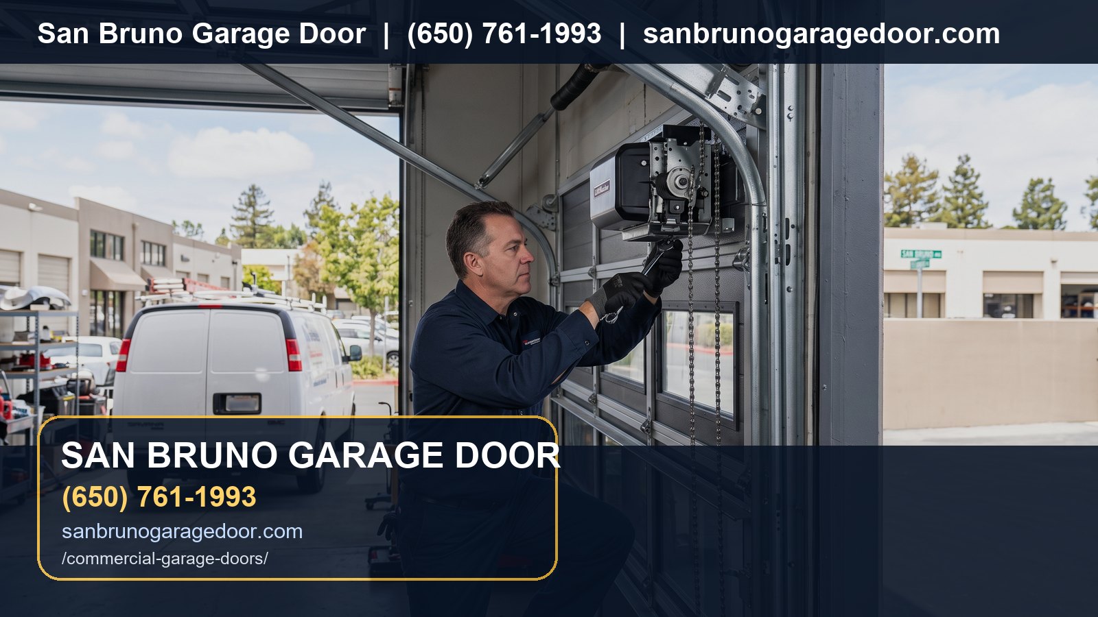 Commercial Garage Doors San Bruno branded visual